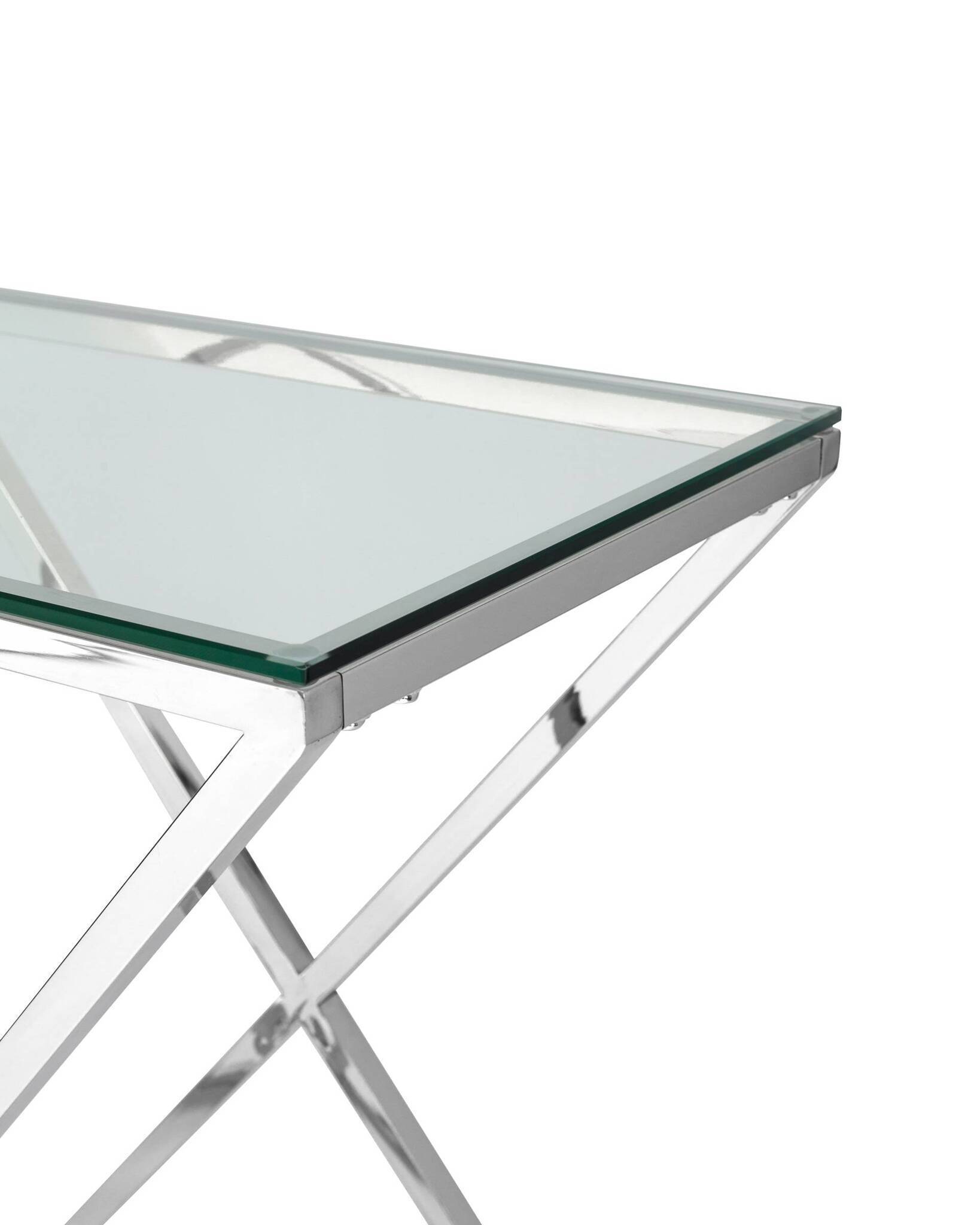 Консоль ИНСИГНИЯ 120*40 серебро Stool Group