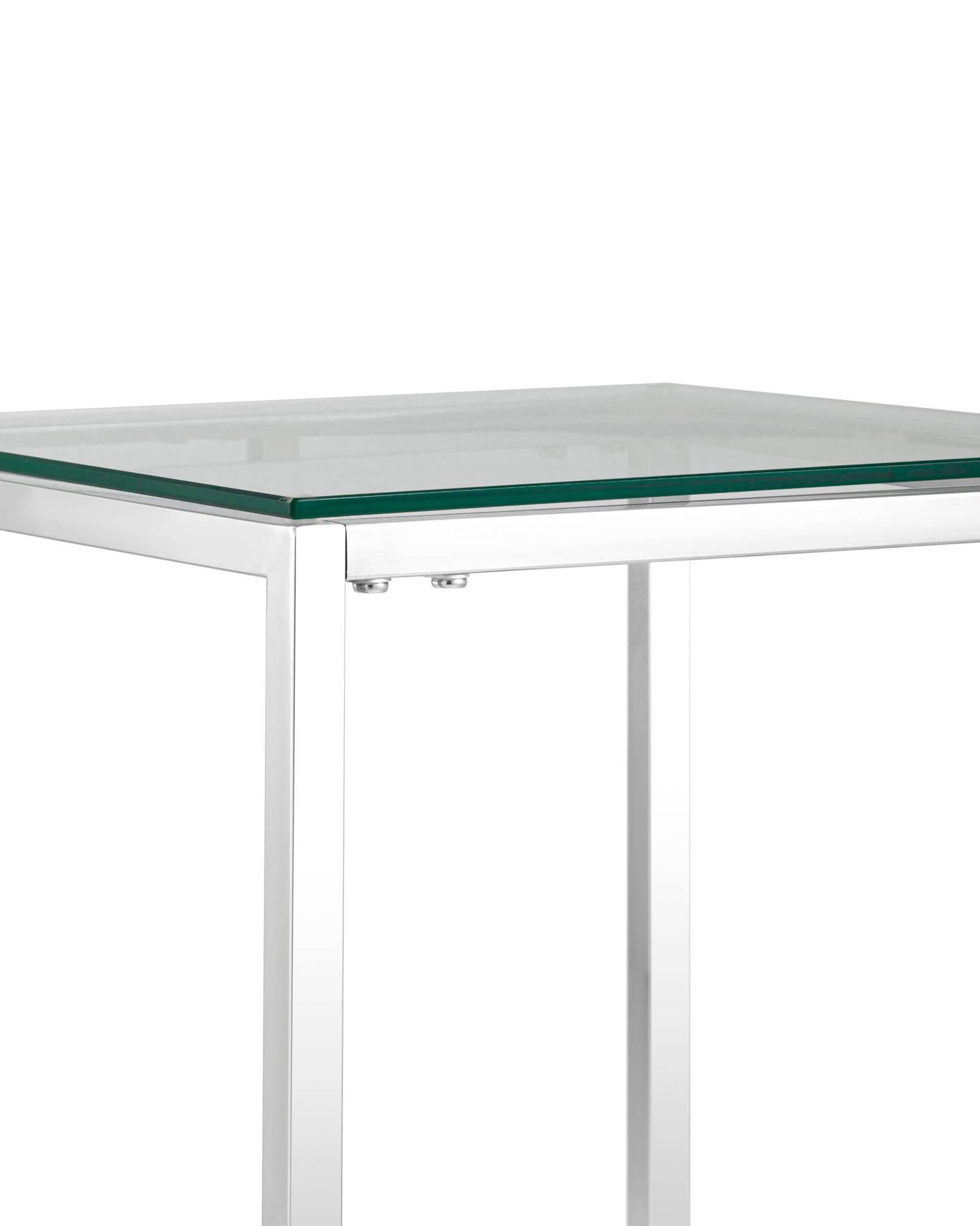 Журнальный стол 40*40 ТАУН серебро Stool Group