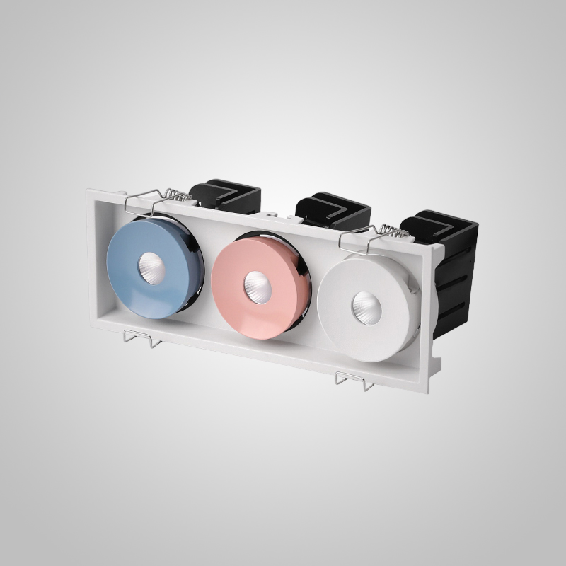 Встраиваемый светодиодный светильник GIDO L3 Blue Pink White by ImperiumLoft