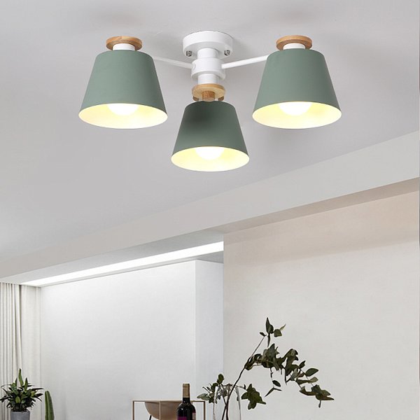 Люстра на штанге SCAD D66 Green by ImperiumLoft