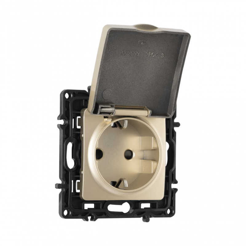 Розетка Arte Milano 217.41-1.shampan