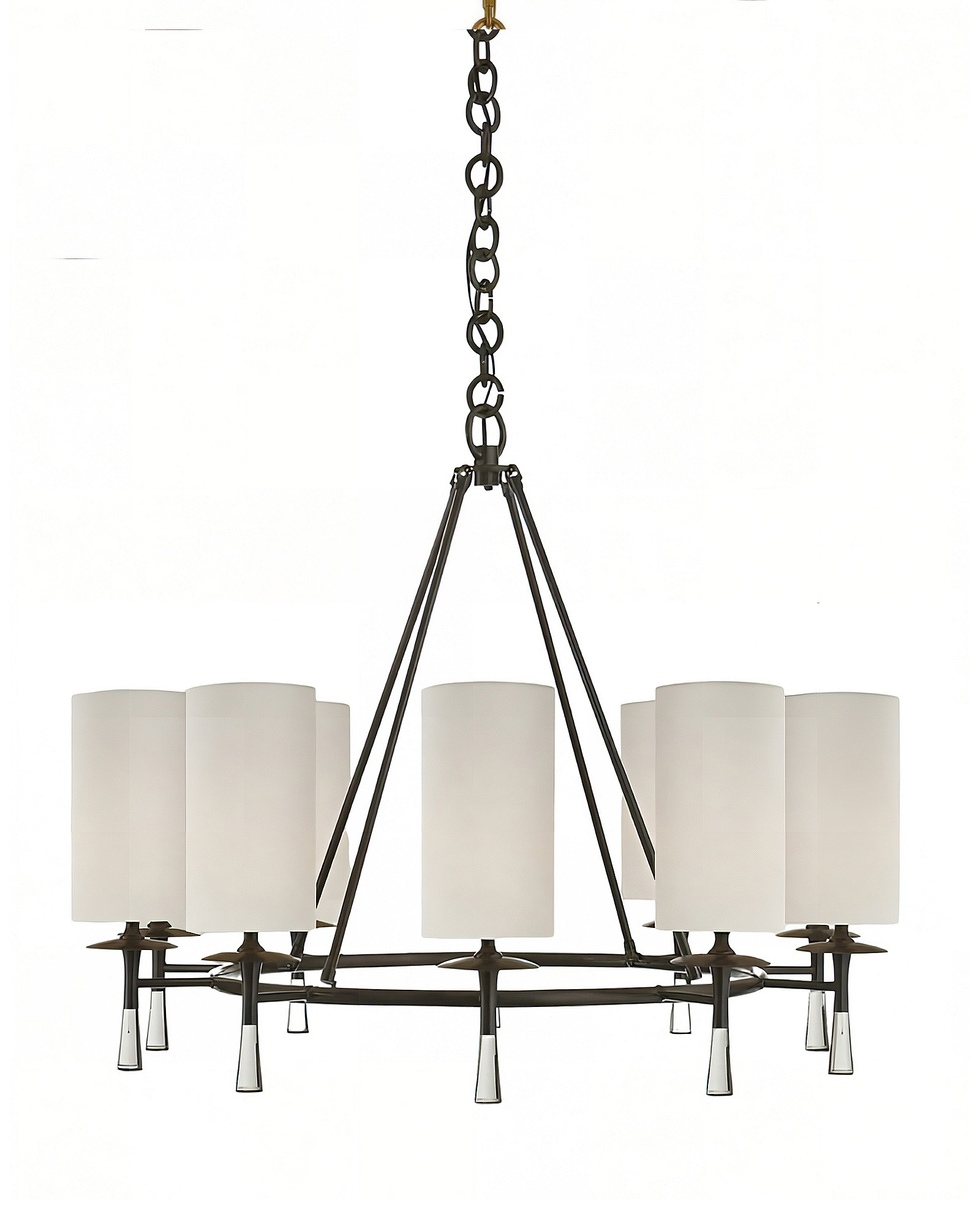 Чёрная люстра Валенте Louvre Home LHLCH300124XNP