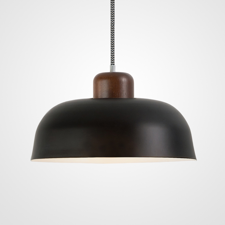 Подвесной светильник WILLES D38 Black by ImperiumLoft