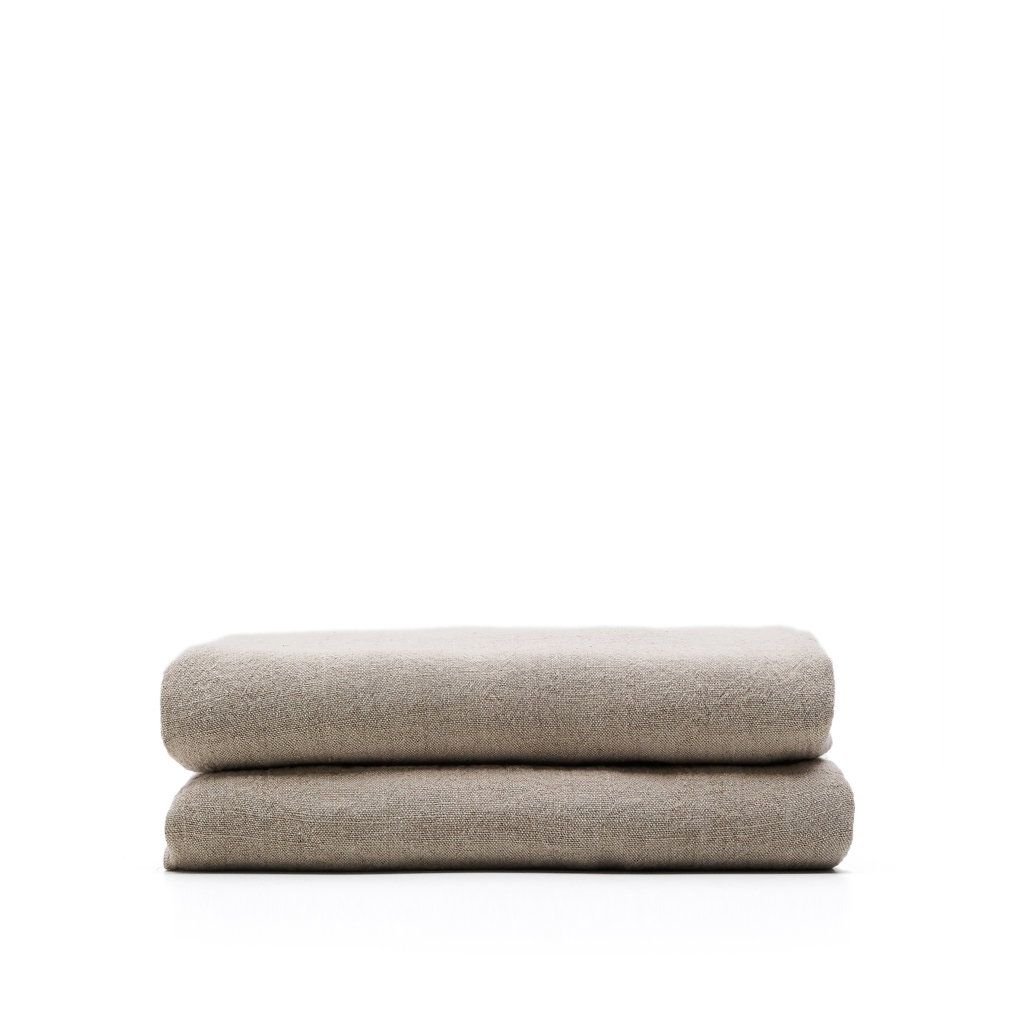 Плед Tandi из льна бежевого цвета 90 х 135 см La Forma (ex Julia Grup)