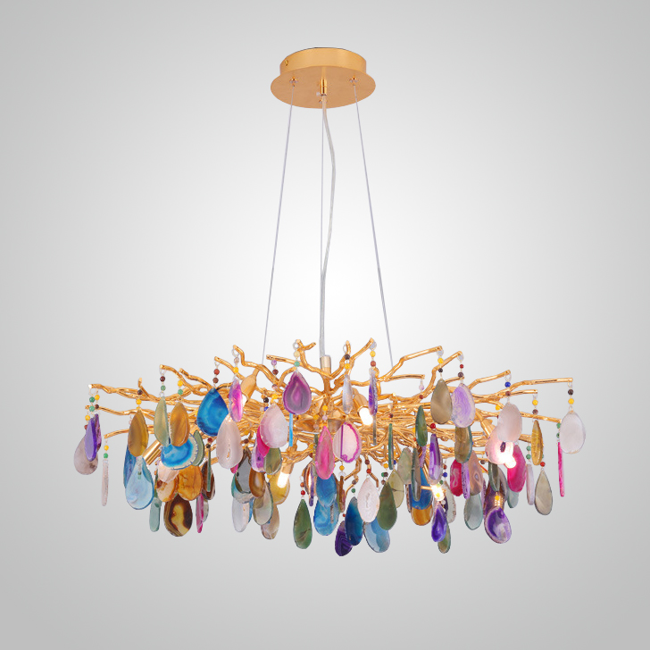 Подвесная люстра AGATE COLOR L8 by ImperiumLoft