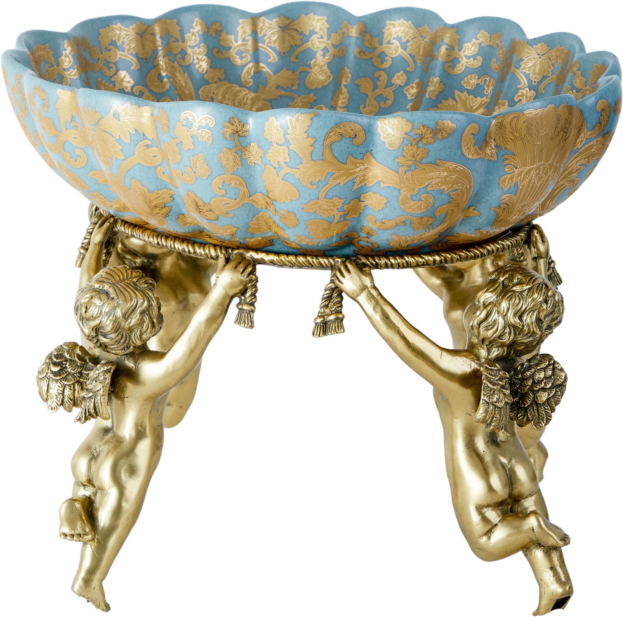 Чаша на ангелах Glasar 31G1895/D472C/NB4199