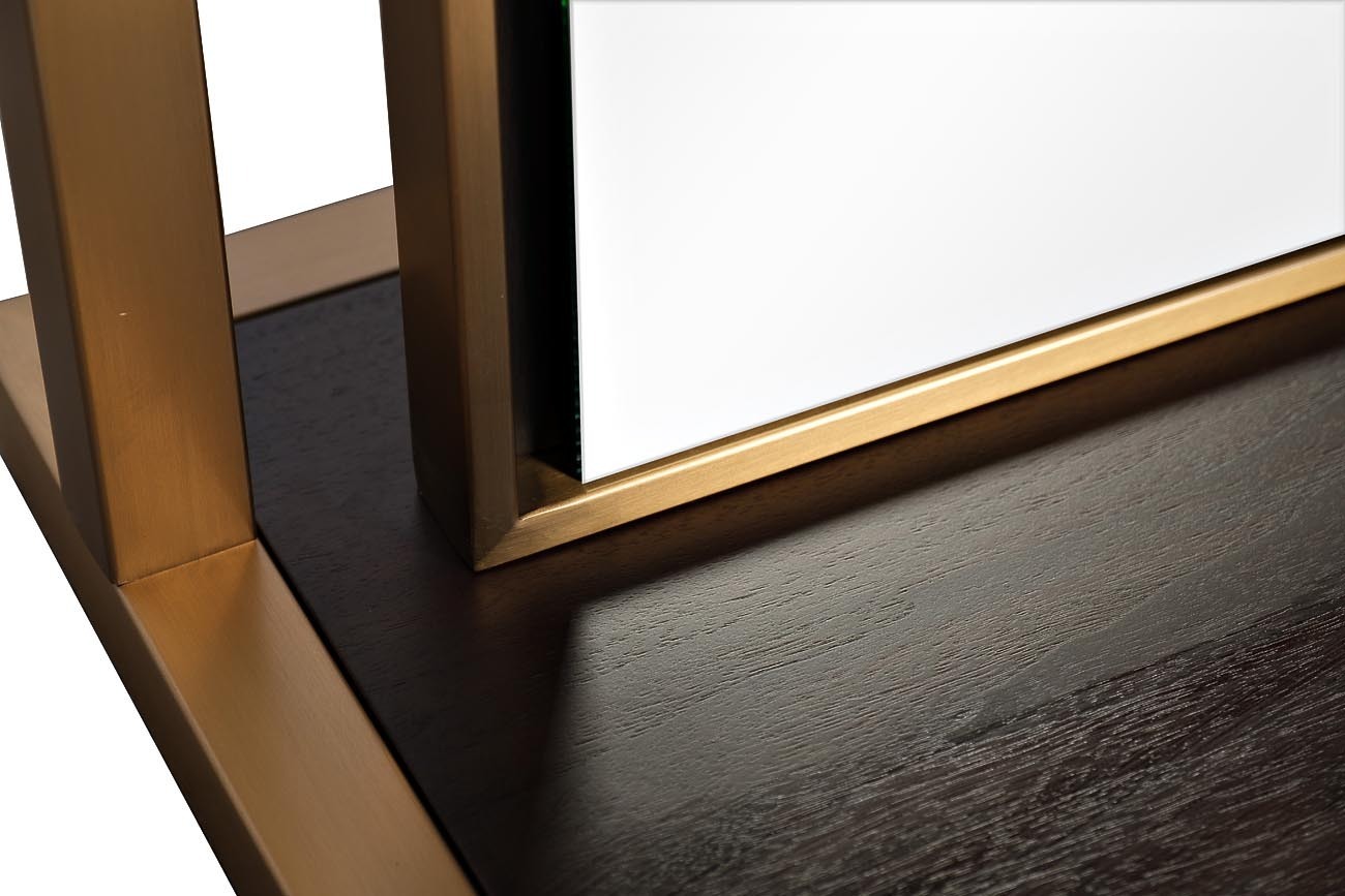 Зеркало напольное с тумбой и подсветкой Garda Decor 58DB-MR18158