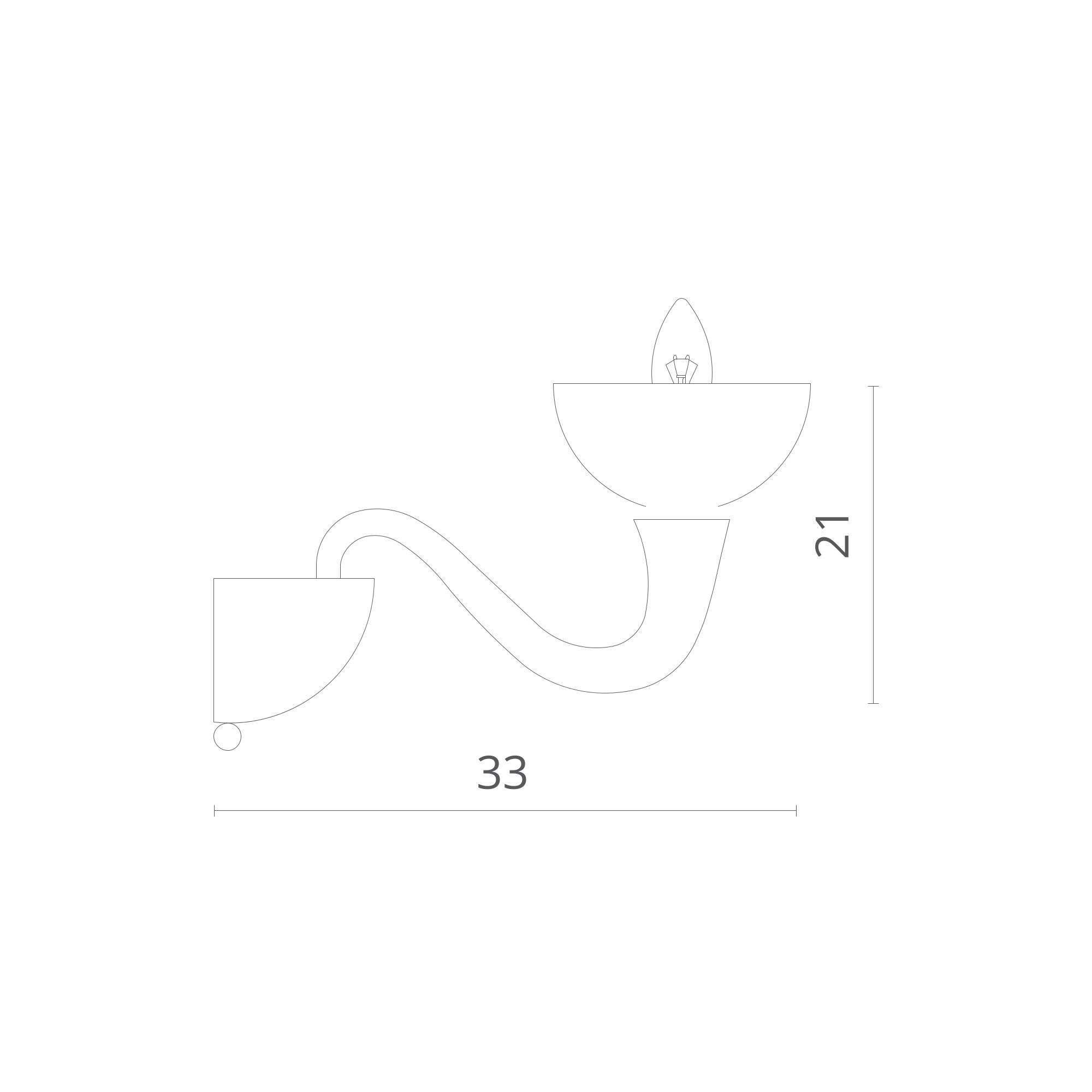 Настенный светильник MILITO WALL by ImperiumLoft