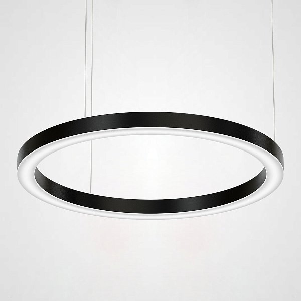 Люстра Light Ring Horizontal D80 Черный by ImperiumLoft