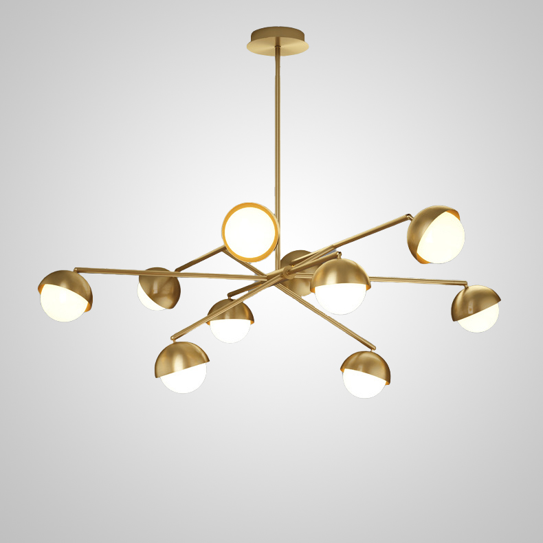 Потолочная люстра KENDALL L10 Gold by ImperiumLoft