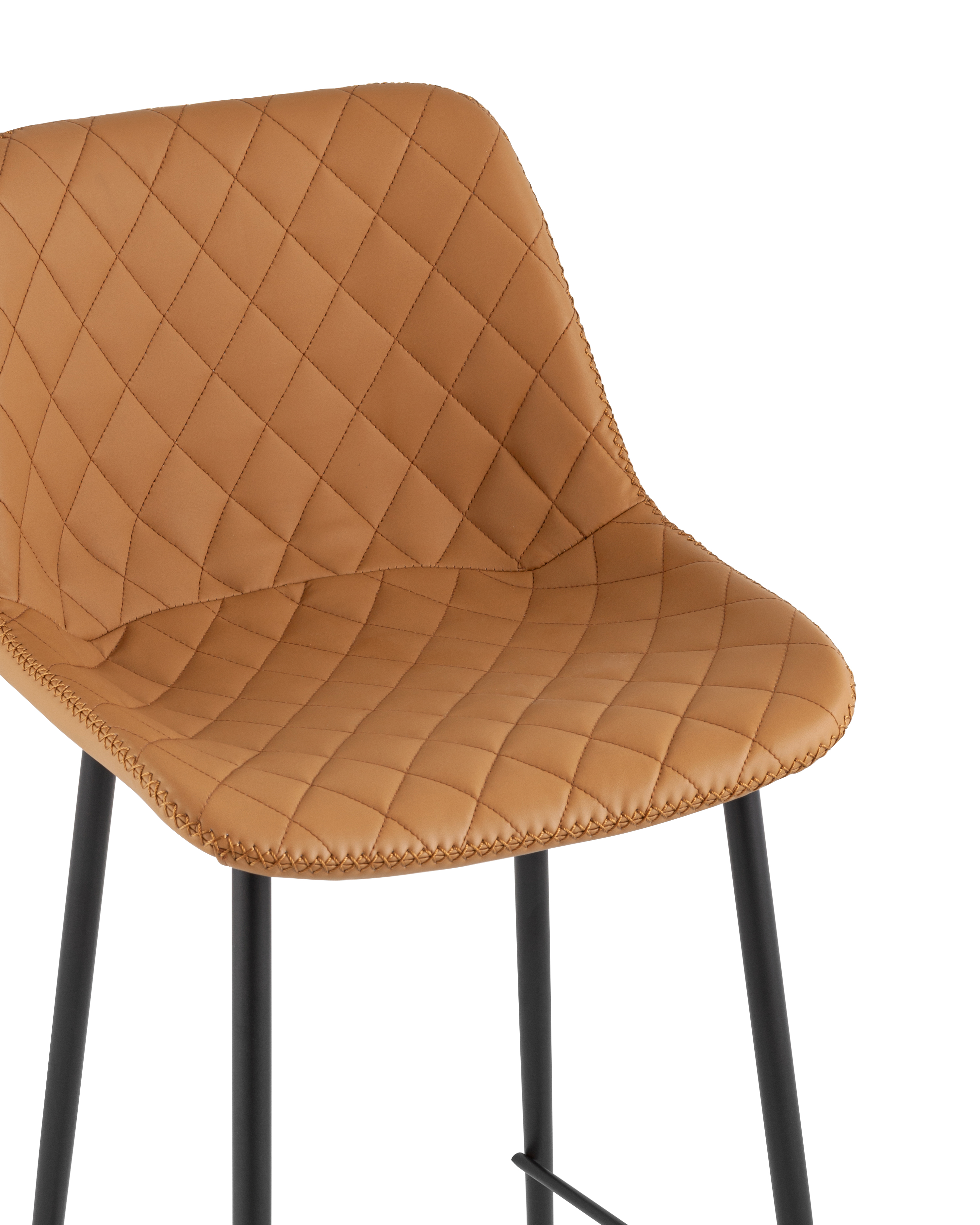 Стул барный Arch экокожа коричневый Stool Group