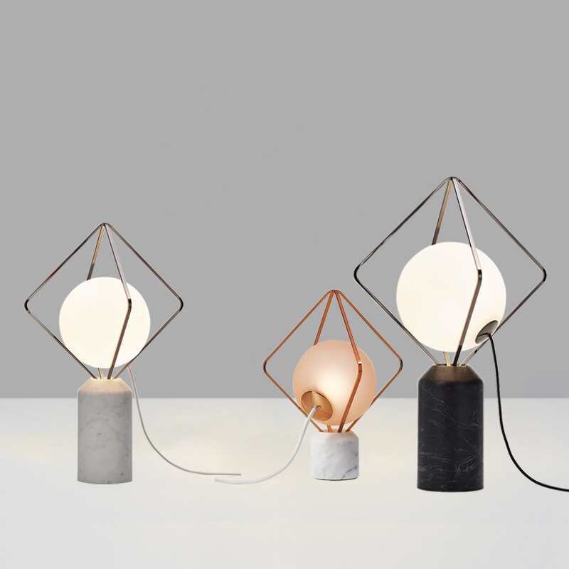 Настольная лампа в форме кристалла ADAMAS TAB by ImperiumLoft