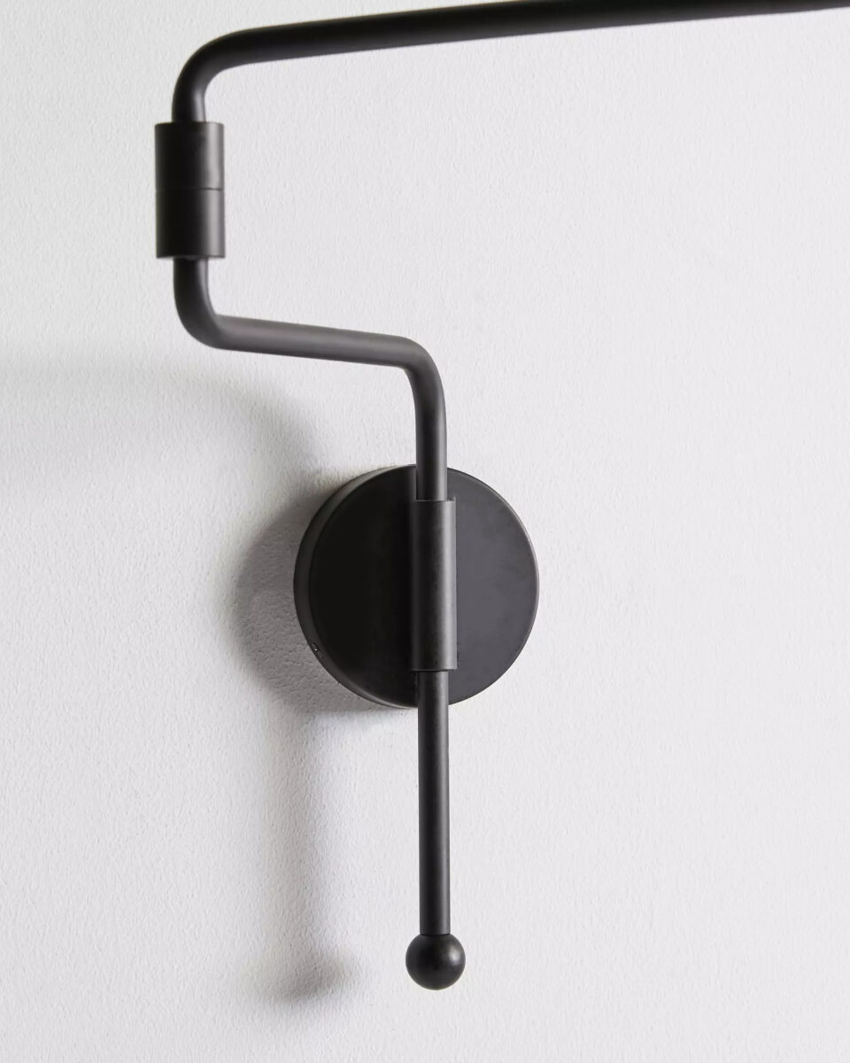 Черное бра Харриетт Louvre Home LHLSC270324SWL