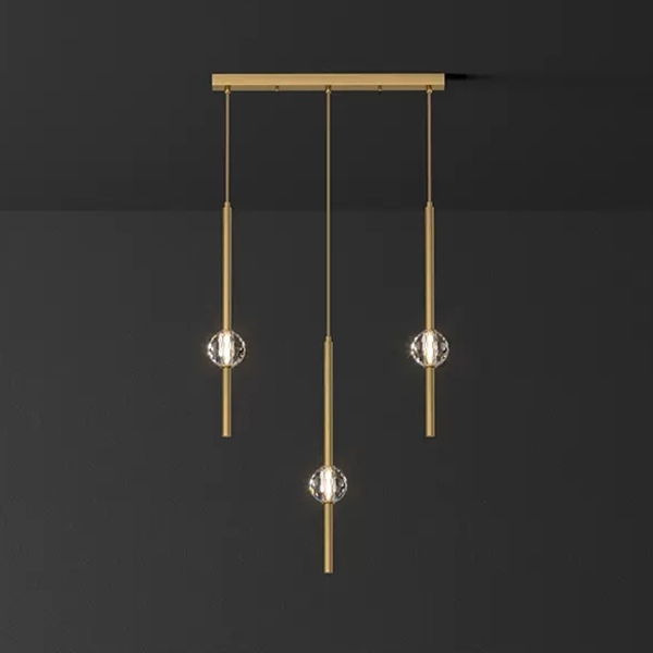 Подвесной светильник SOCRATES COMBO L50 Brass by ImperiumLoft