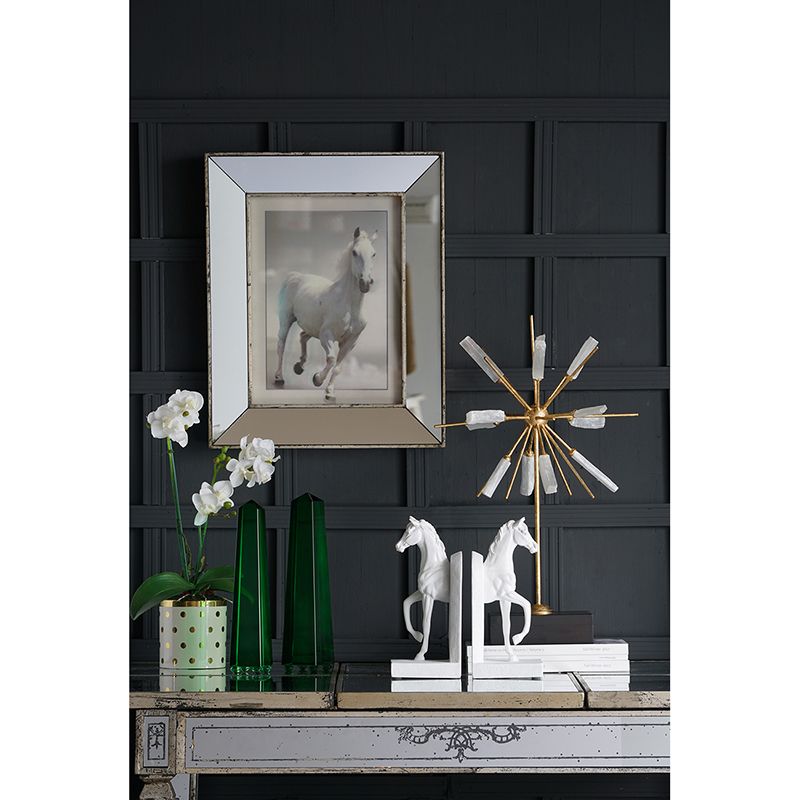 Держатель для книг Лошадь, Glasar 73642-WHIT