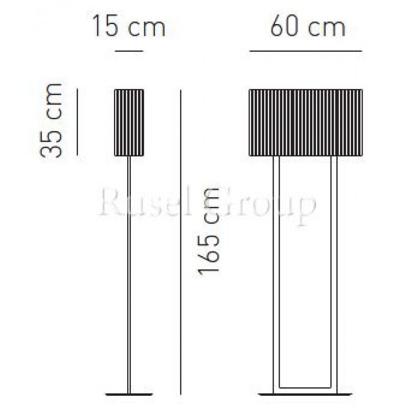 Напольный светильник Axo Light CLAVIUS PT