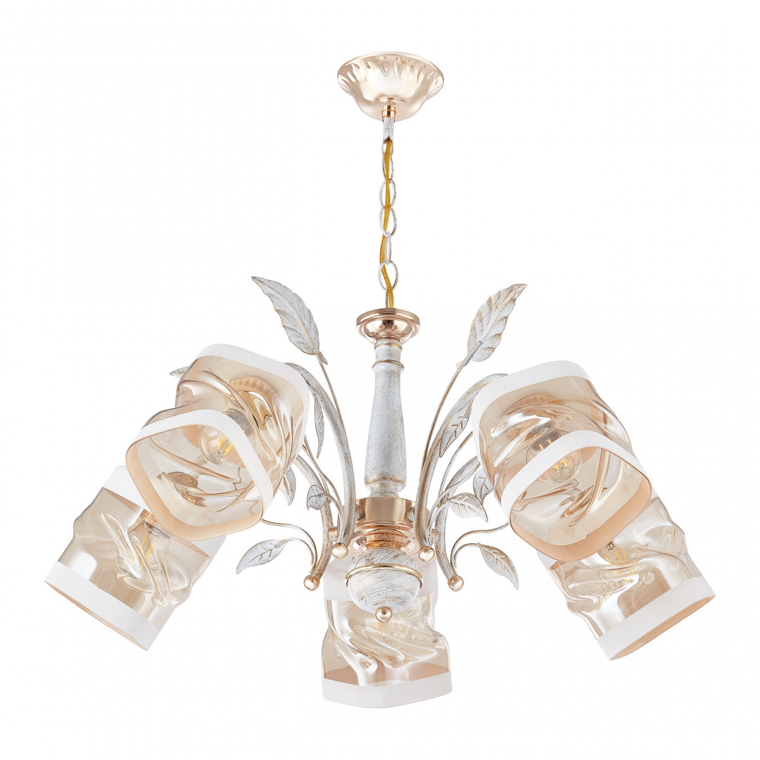 Люстра подвесная с плафонами 333026/5 WT+FGD Arte Milano