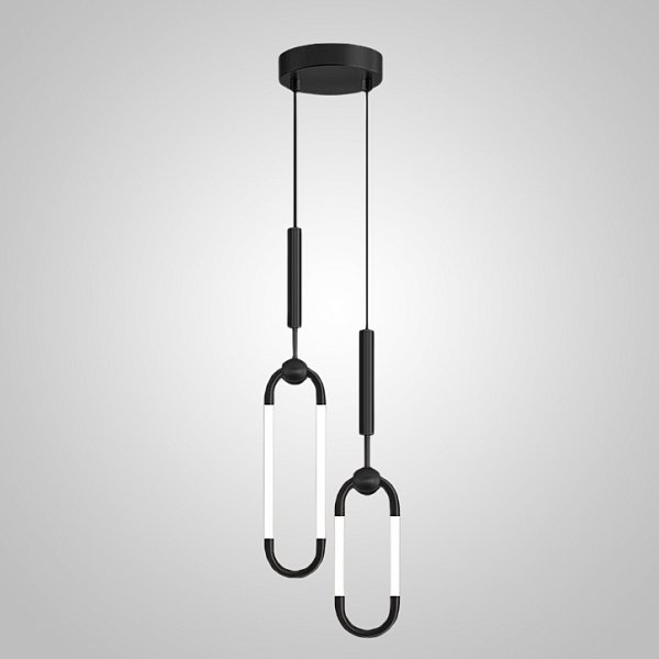 Подвесной светильник FINNUR DUO C H40 Black by ImperiumLoft