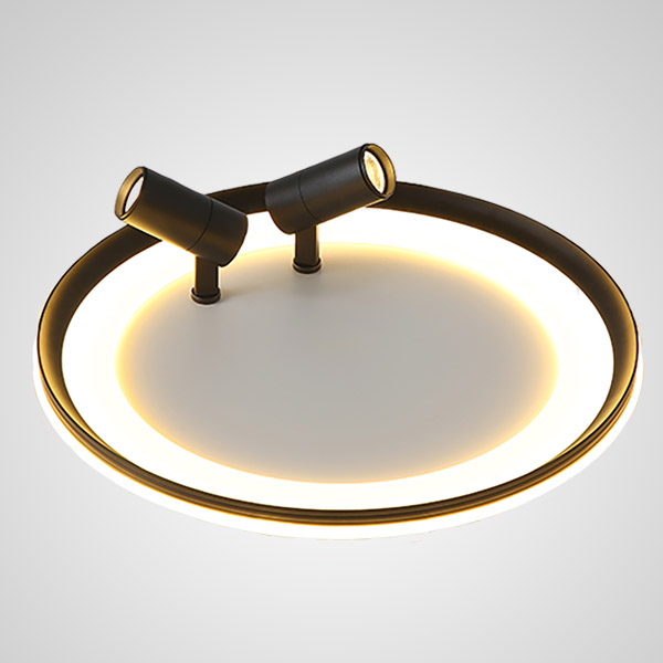 Потолочный светильник GARB B D60 Black by ImperiumLoft