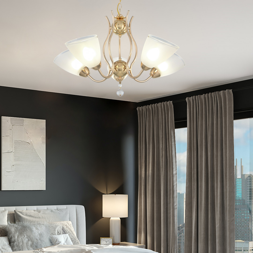 Люстра подвесная с плафонами 335816/5 FGD Arte Milano