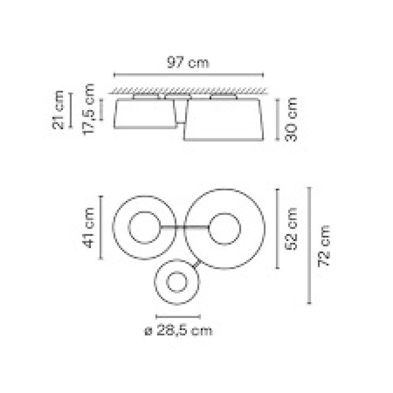 ПОТОЛОЧНЫЙ СВЕТИЛЬНИК VIBIA Tube 6115