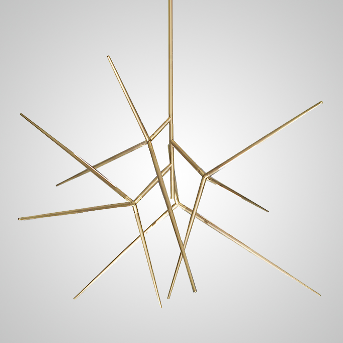 Потолочная люстра FLASK Black by ImperiumLoft