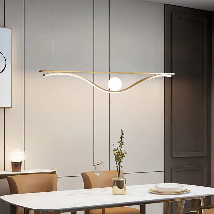Подвесной светильник PEARLY L180 3000К by ImperiumLoft