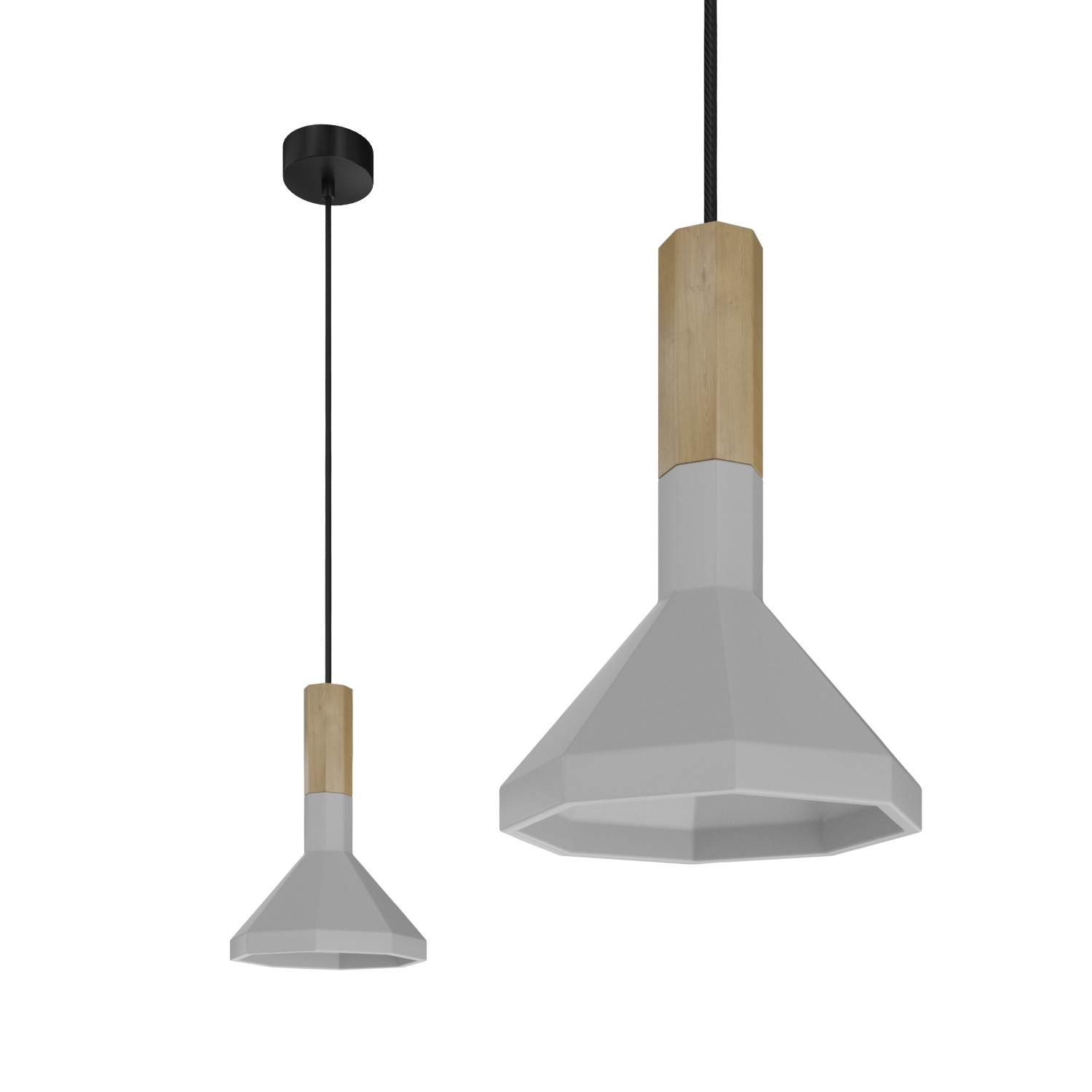 Подвесной (накладной) светодиодный светильник Ledron SCOPE C Wood 130