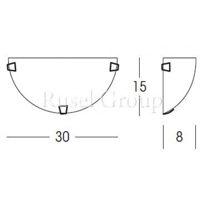Настенный светильник Linea Light Delta 3445