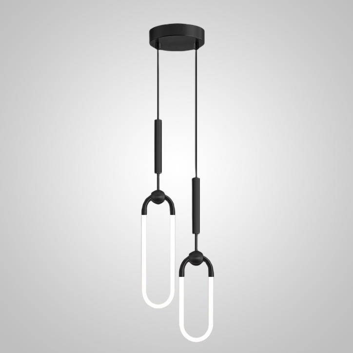 Подвесной светильник FINNUR DUO A H40 Black by ImperiumLoft