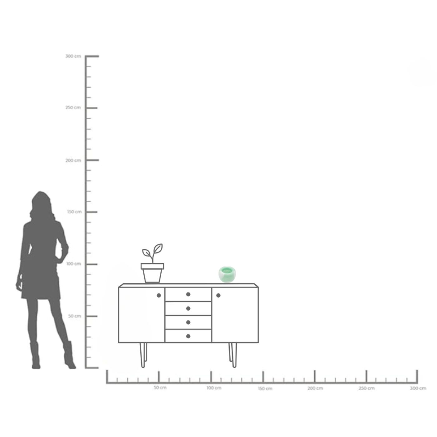 Ваза Punti 15cm KARE 56839