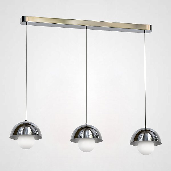 Подвесной светильник TEODOR TRIO Chrome by ImperiumLoft