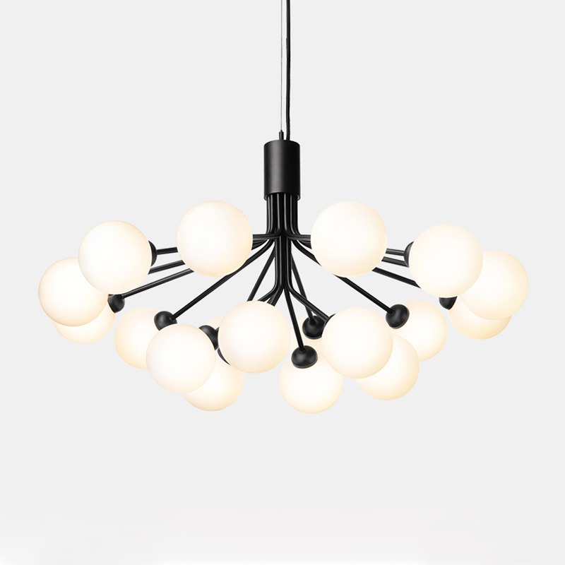 Подвесная люстра DANNA D90 Black by ImperiumLoft