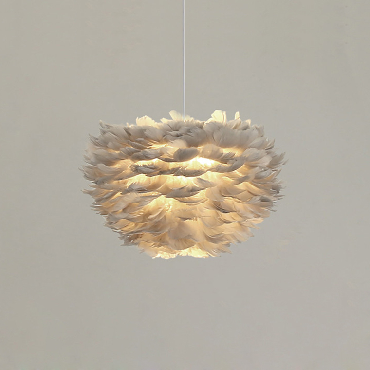 Люстра FEATHERS D40 Gray by ImperiumLoft