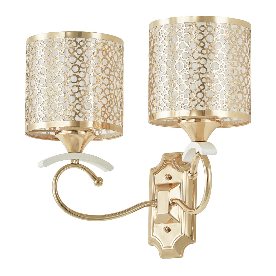 Бра с плафонами 309787/2W Wh/Gd Arte Milano