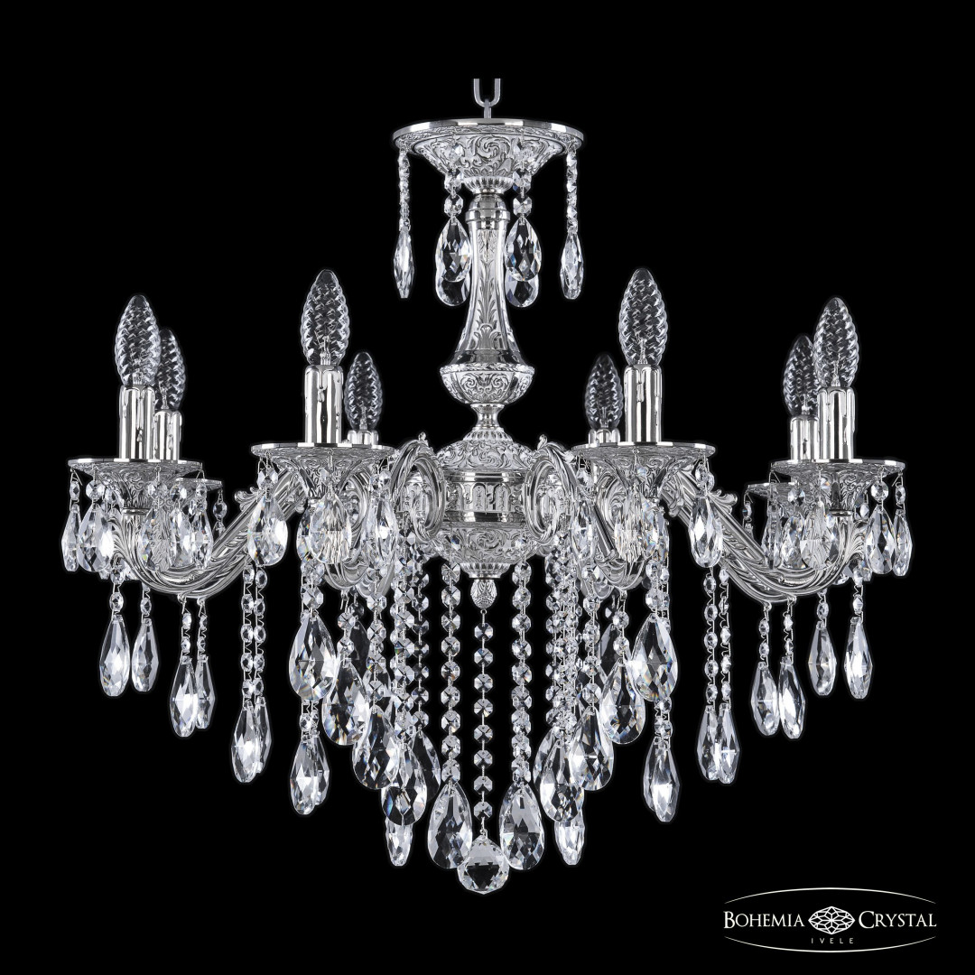 Люстра бронзовая с хрусталём 71102/8/210 B NW