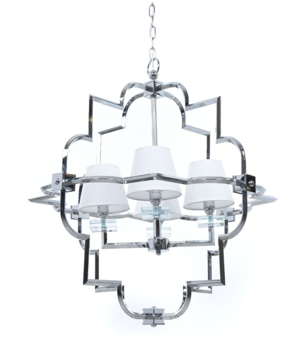 Подвесная люстра Lumina Deco LDP 8020-4 CHR+WT