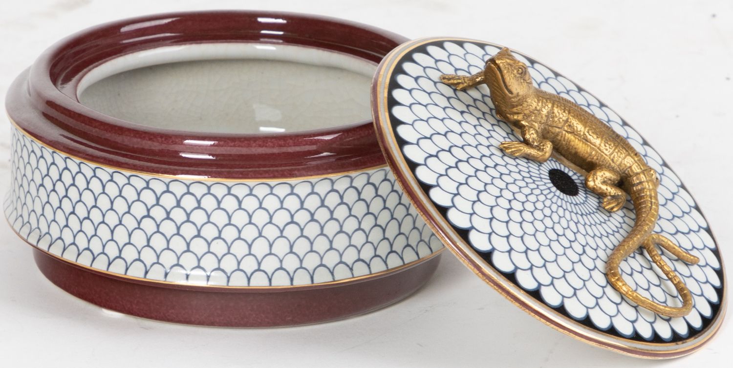 Шкатулка с ящерицей Glasar 31G2009/B1348HC/HRD1890