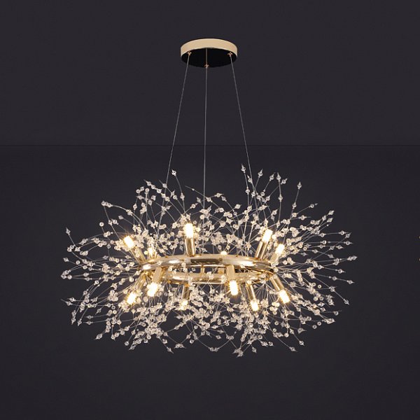 Подвесная люстра ROSALIA RING D70 by ImperiumLoft