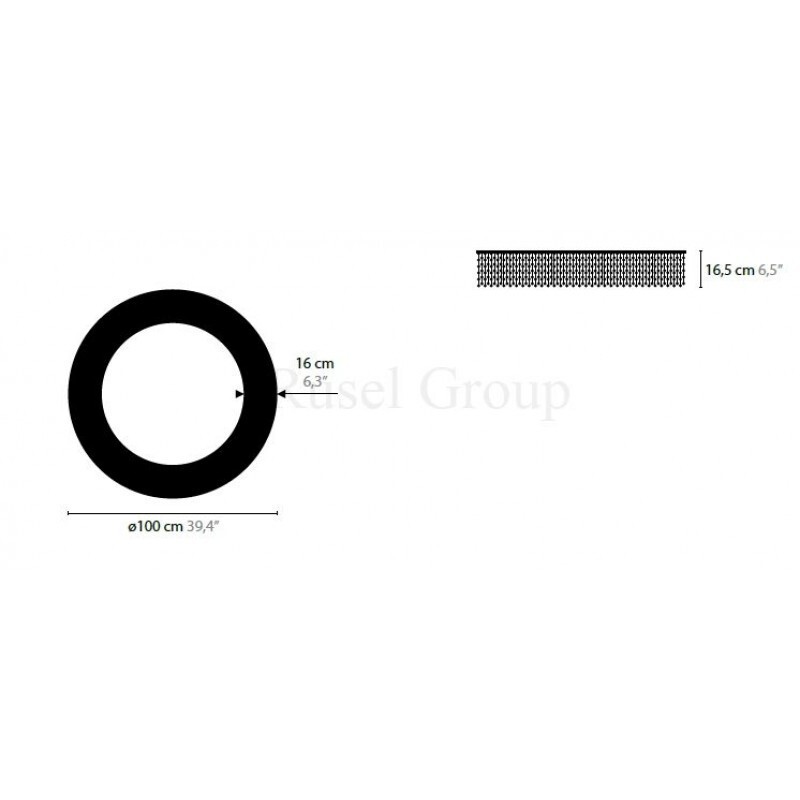 Потолочный светильник ILFARI SKY CYCLES ROUND H12 D100