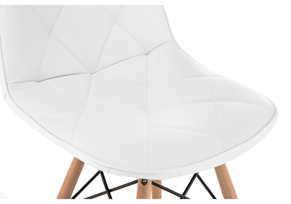 Стул деревянный Woodville Kvadro 1 white / wood 15365