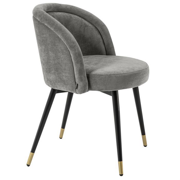Обеденный стул Eichholtz Chloé clarck grey 114528
