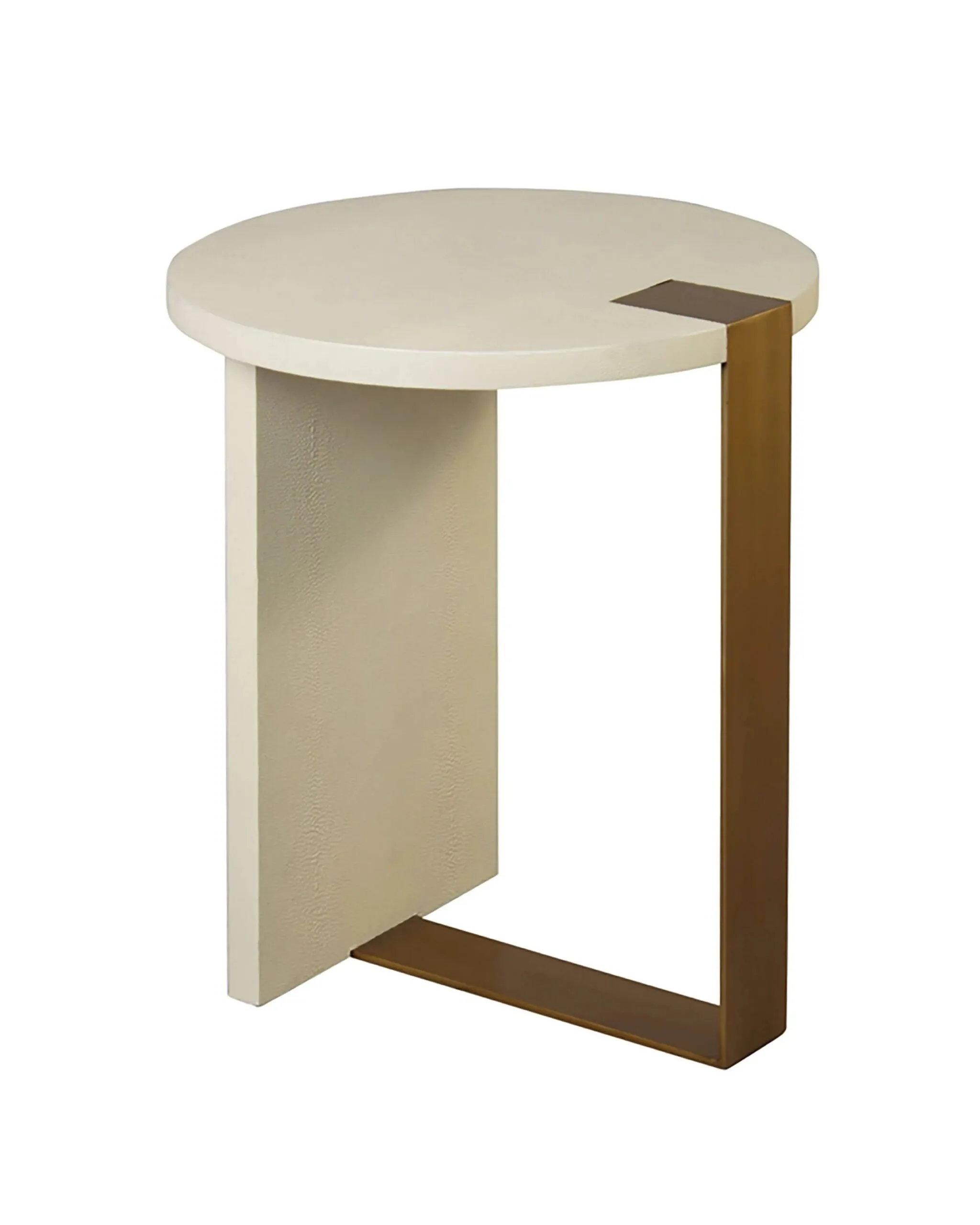 Бежевый приставной столик Дидье Louvre Home LHFST093TS/DPO