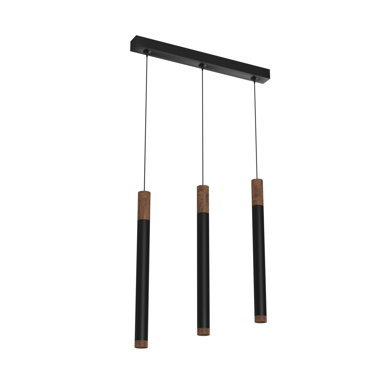 Подвесной (накладной) светодиодный светильник Ledron SAGITONY E3 T40 Wooden 100 Black