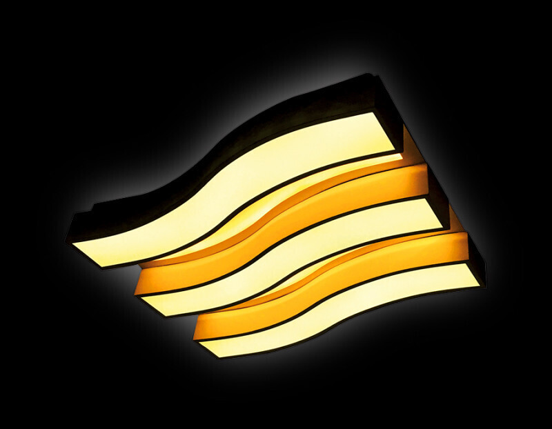 Накладной светильник Ambrella FP2423 WH 90W+48W D690*500