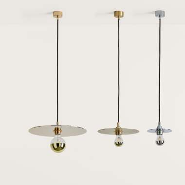 Подвесной светильник Disc 35 cm золотой Aromas del Campo