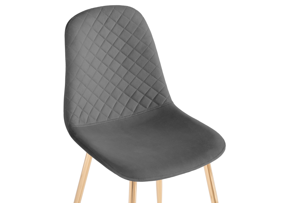Стул Woodville Dabl dark gray / gold 15324