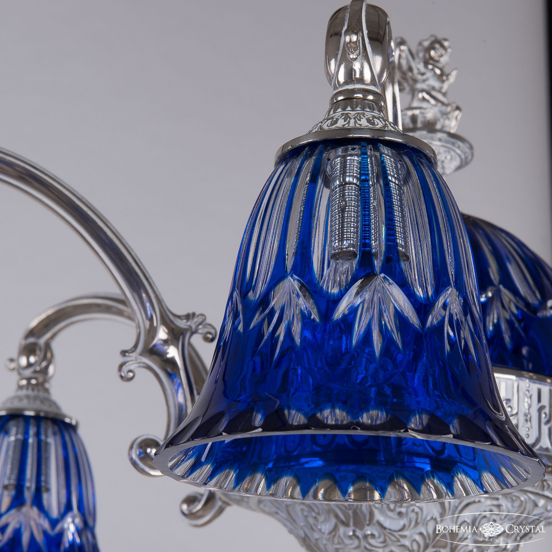 Торшер бронзовый 72009TP/6/175 NW P2 D Clear-Blue/H-1I FA1S