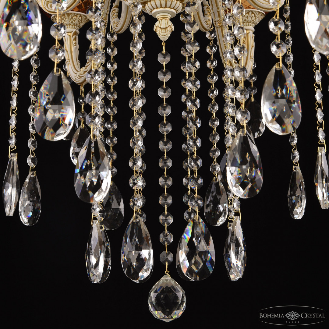 Люстра хрустальная AL79101/8/250 B WMG P Amber/M-1F Bohemia Ivele Crystal