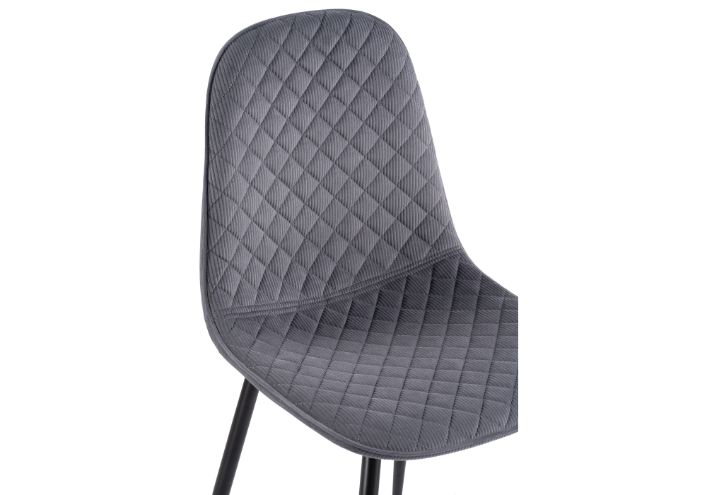 Стул Woodville Capri gray / black 11946